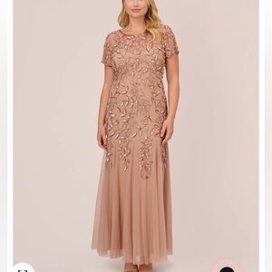 Adrianna Papell rose gold 18
